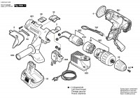 Bosch 0 603 941 530 Psb 12 Ve-2 Cordl Perc Screwdr 12 V / Eu Spare Parts